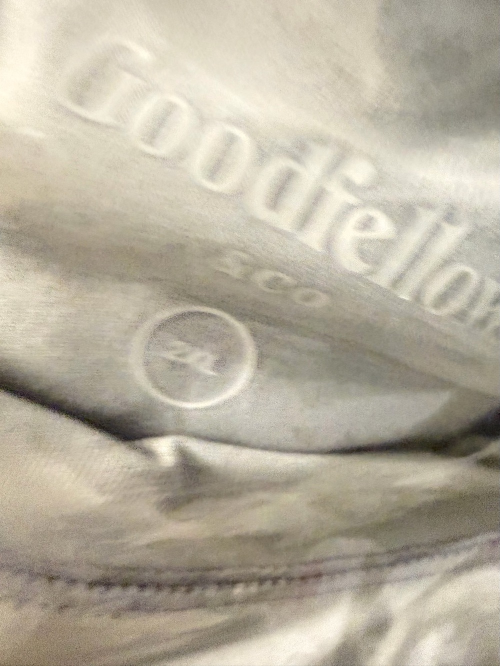 Goodfellow & Co Light Gray Crewneck Top 2XL nwt